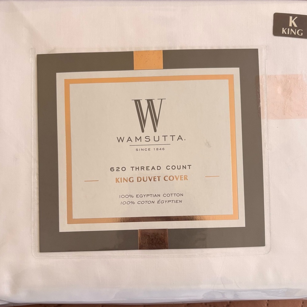 Wamsutta White Duvet Cover Luxurious Bedding